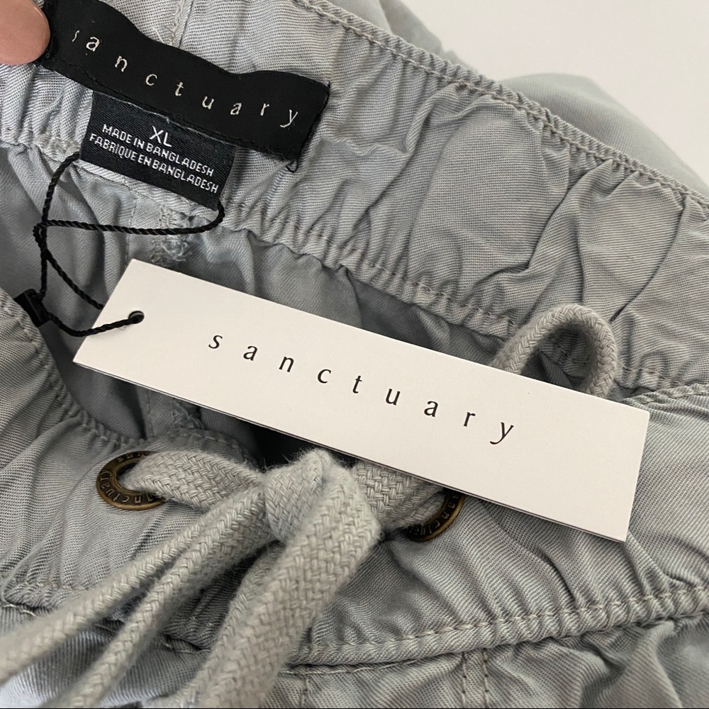 NEW Anthropologie Sanctuary Drawstring Cargo Pants - Picture 2 of 8